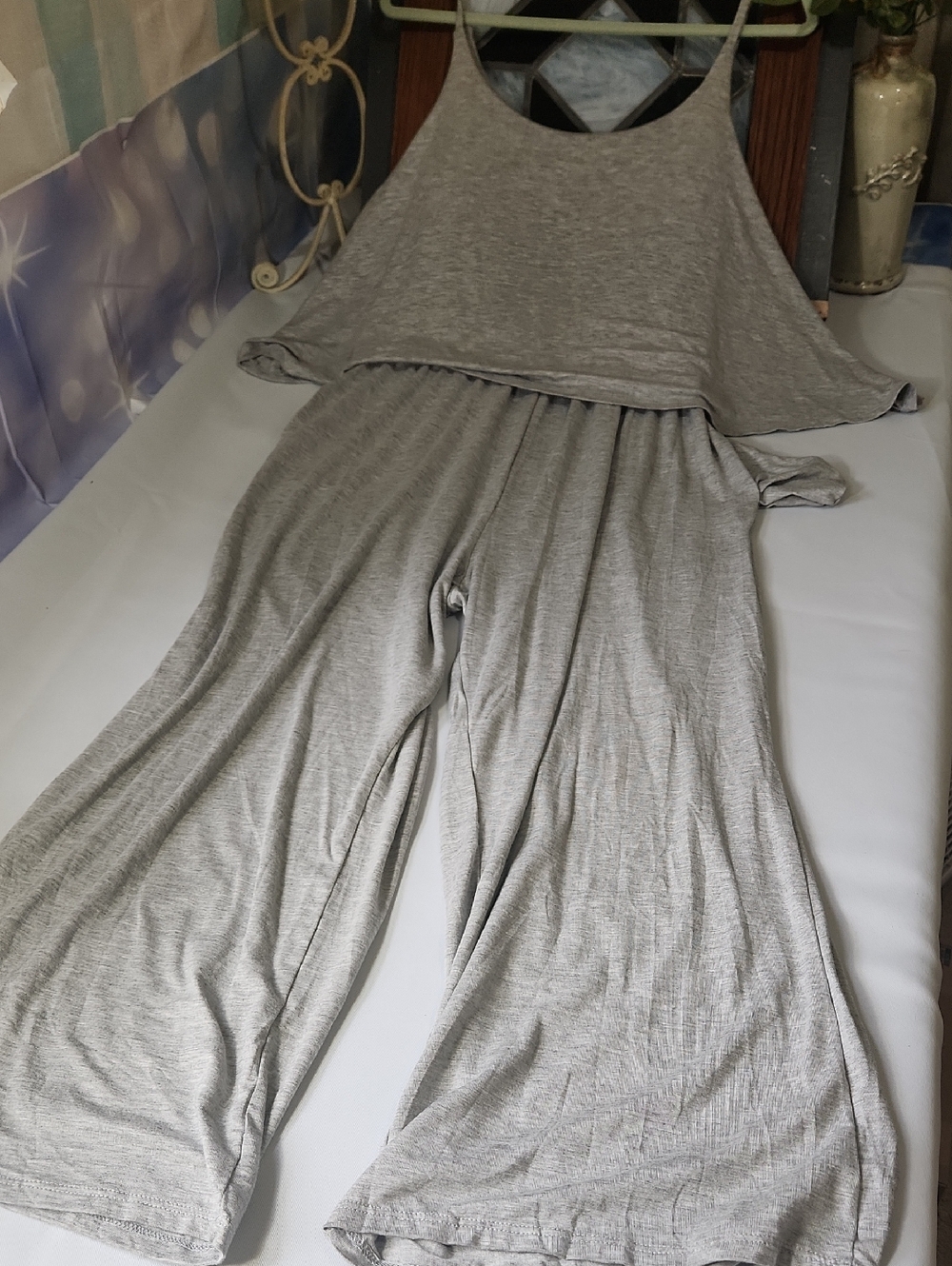 HEIMISH USA Gray Wide-Leg Jumpsuit